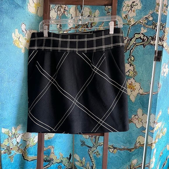 Vintage 90’s Diane von Fürstenberg black wool blend mini - Picture 3 of 6